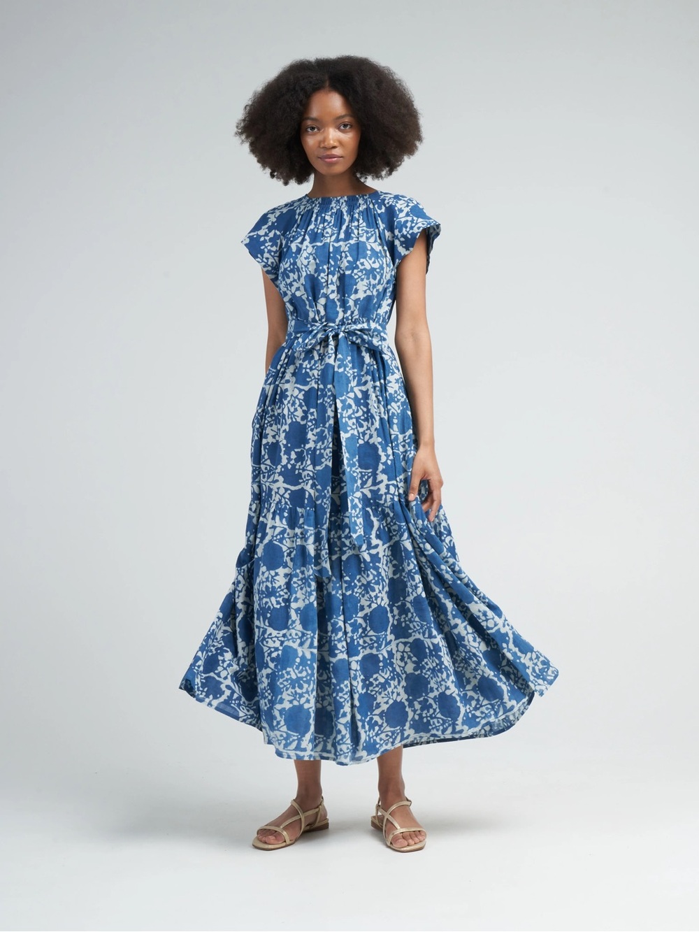 MIRTH Belted Vienna Maxi Dress
